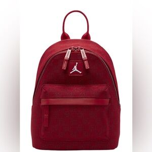 Jordan mini monogram backpack gym red